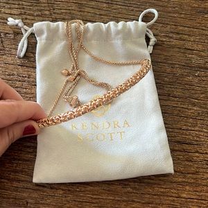 Kendra Scott Adjustable Necklace - Rose Gold